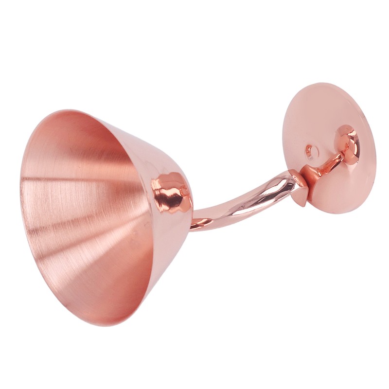 150ml Stainless Steel Martini Cocktail Glass Copper Plated Metal Wine