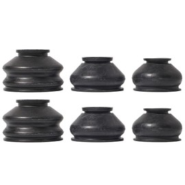 Ball Joint Boot,6 Pcs Universal Multipack Ball Joint Rubber Dust Boot Covers Track Rod End Set Kit