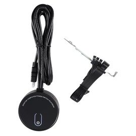 Gorise Computer Desktop External Switch PC Power Button with USB3.0 2.0 USB C Auditory Interfaces Optional Multiple Function for Home Offices