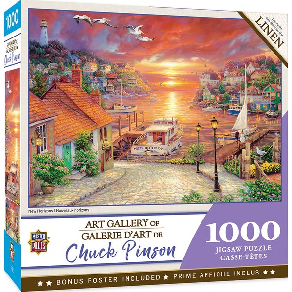 MasterPieces 1000 Piece Jigsaw Puzzle for Adults, Family, Or Kids - New Horizons - 19.25"x26.75"