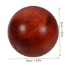 Healeved 5cm Wooden Pilates Ball Set Fitness Ball Muscle Stretching