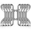 8 PCS Double Ended Snaps, 3.5 Inch Zinc Alloy Trigger