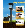 Albelt Solar Pathyway Lights Outdoor, 8 Pack Waterproof Solar Garden