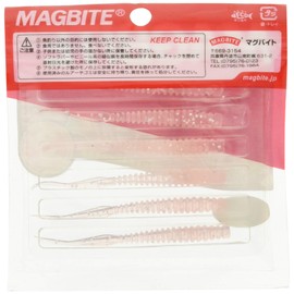 Magbit MBW08 Worm Booty Boost 3" #06 UV Clear Pink MBW08