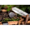 Windalf Rune Vikings Ring VEGVISIR 18 mm Viking Compass Signet