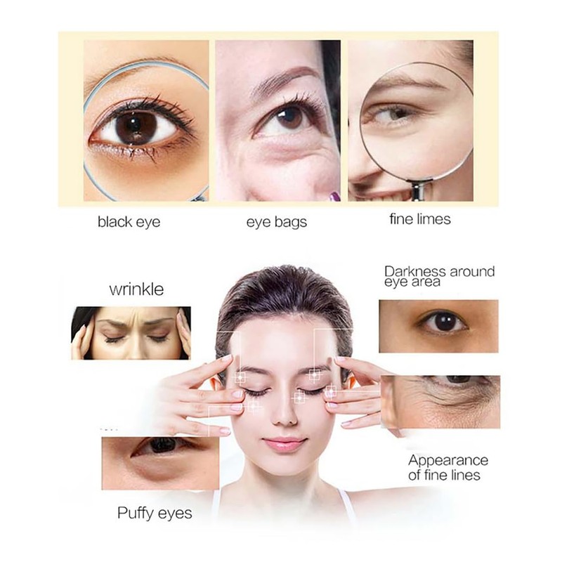 72Pcs Under Eye Patches, Gold Under Eye Mask for Dark