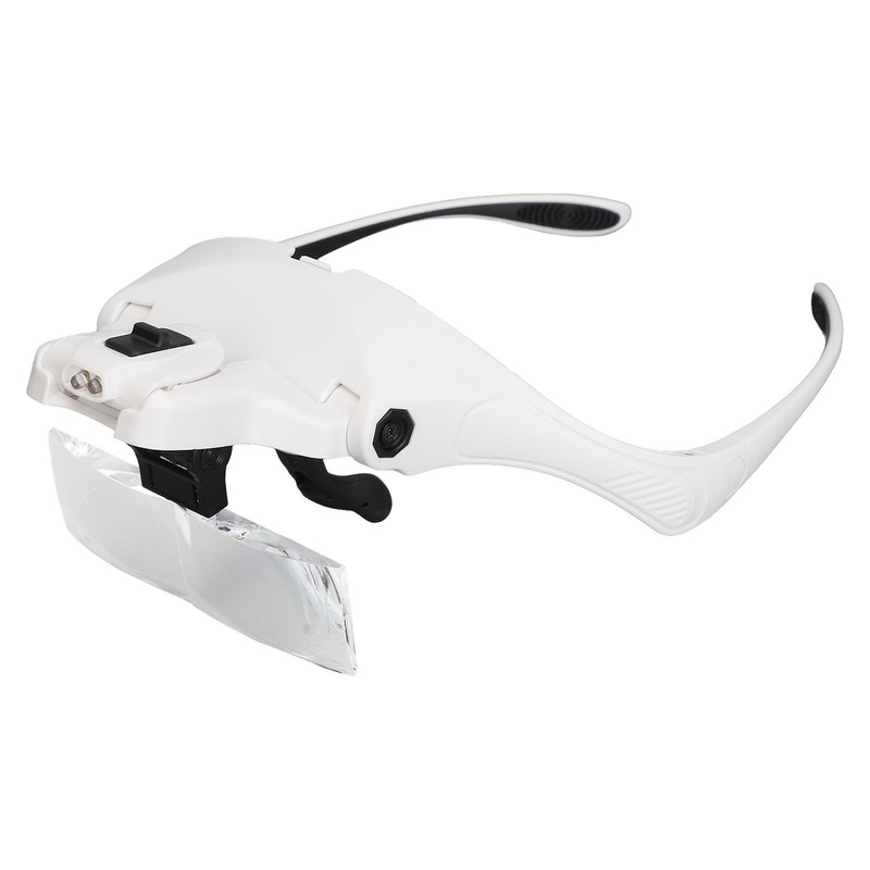 Eyeglasses Magnifier for Reading Embroidery Maintenance Carving LED Lens Magnifying