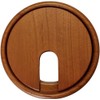 Gedotec Cable grommet, cherry wood, lacquered, plain, 1 piece round