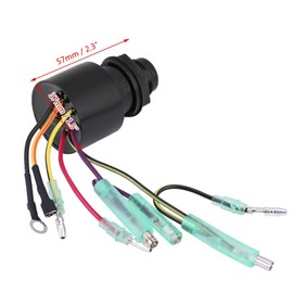 Aramox Boat Ignition Key Switch for Outboard Remote Control Box