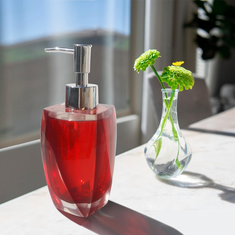 5 Piece Bathroom Accessory Set Resin Soap Dish, Soap Dispenser,