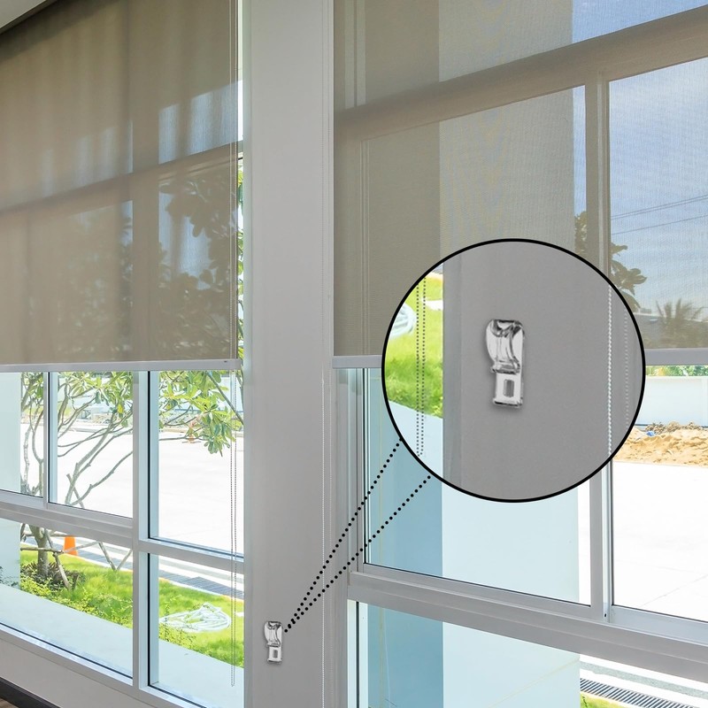 Barydat 20 Sets Roller Shade Clear Safety Chain and Cord