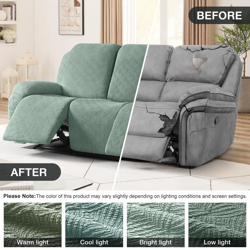 Timeles Recliner Covers for 3 Seater Reclining Sofa Slipcover Furniture