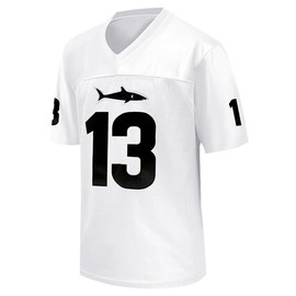 Amzdest Men's Willie Beamen #13 Football Jersey Jamie Foxx Any Given Sunday Movie Clothing for Party Gifts(13-White-L)
