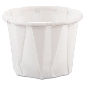 Treated Paper Souffle Portion Cups 3/4oz White 250/Bag