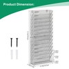 Solinxe Hanging Wall File Holder, 14 Tier Paper Storage Organizer,