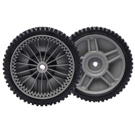 2 Pack Lawn Mower Drive Wheels Replaces Craftsman Poulan Husqvarna HOP AYP 581009202 193912X460 8"X1-3/4"