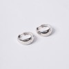 [POPTS] Chunky basic round one-touch earrings OTE122525RWN stone color /