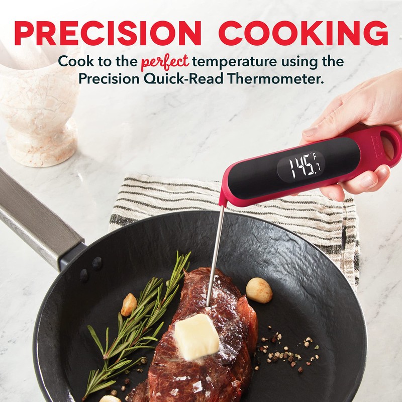Dash Precision Quick-Read Meat Thermometer - Waterproof Kitchen and Outdoor