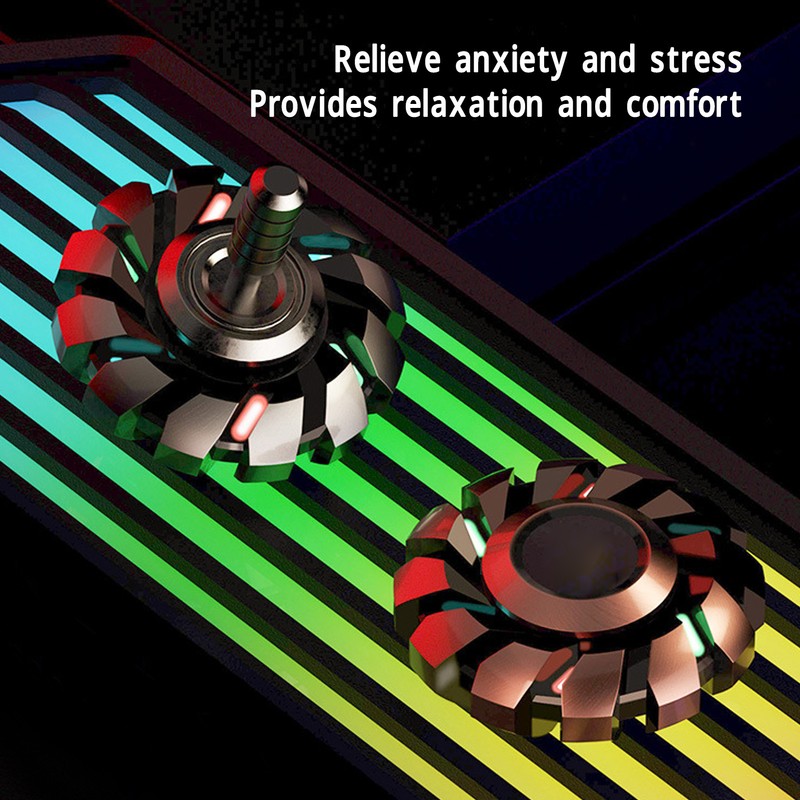 Luminous Fingertip Rotating Toy Stress Reduction and Anxiety Relief Cool