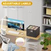 NORDUN Plastic Extra Capacity Hanging File Folder Letter Size,Heavy Duty