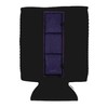 Magnetic Neoprene Collapsible Can Coolie (6 Pack Black)