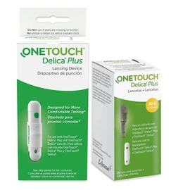 Puncionador Lancetero One Touch Delica Plus Con 25 Lancetas