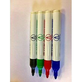Uno Strategy SL Assorted Colours Dry Wipe Markers [Pack 4]