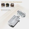 Heavy-Duty Galvanized Steel Exterior Sliding Barn Door Roller Kit, Outdoor