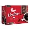 Tim Hortons Dark Roast Coffee, Single-Serve K-Cup Pods Compatible with