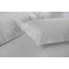 Microfibre Duvet Cover Set, Ultra Soft Bedding, 100% Polyester (Silver,