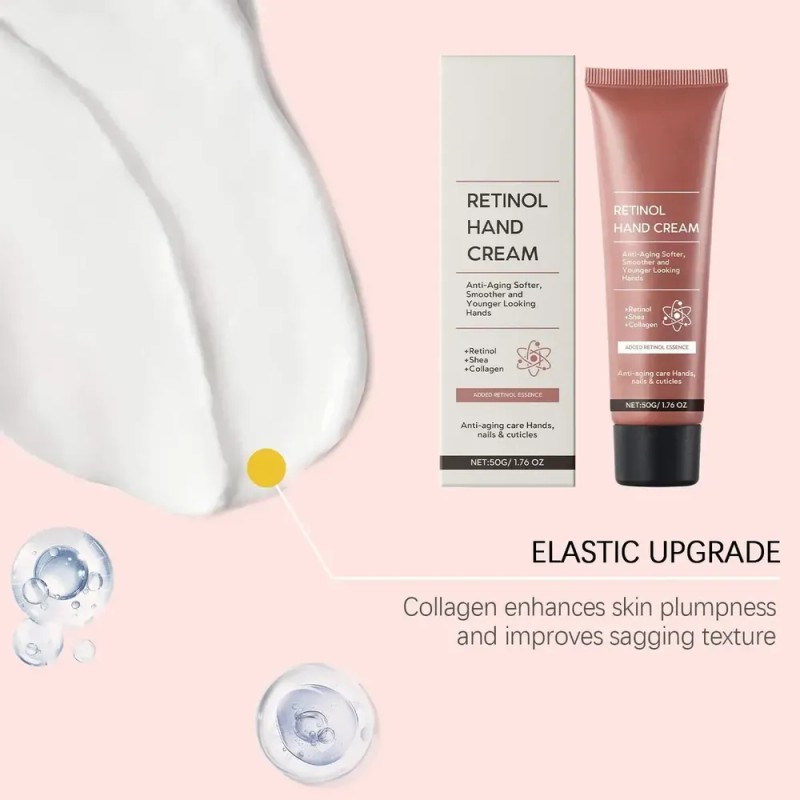 Crema De Manos Wj Retinol, 3 Unidades, 50 G, Hidratante