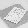 Create idea 4Pcs Oven Temperature and Function Dial Sticker Set
