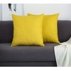 TangDepot Handmade Decorative Solid 100% Cotton Canvas Throw Pillow Covers