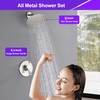 Brushed Nickel Shower Faucet - Single Function Shower Trim Kit