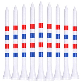 LIKOSO Bamboo Golf Tees 3 1/4 inch Wooden Golf Tees Long Pack of 100 for Golf Driver Accessories