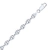 PLANETYS - Hollow Coffee Bean Chain Bracelet Rhodium-Plated 925 Sterling
