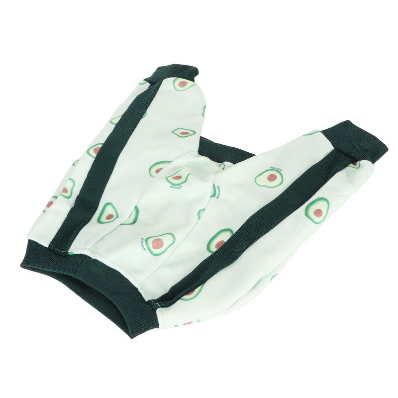 Pet Long Sleeve Pajamas Breathable Soft Elastic Cute Avocado Print