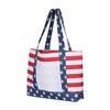 OAD Americana Boater Tote One Size Red/ White/ Blue