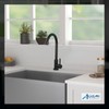 Aolemi Cold Water Only Kitchen Faucet Black 304 Stainless Steel