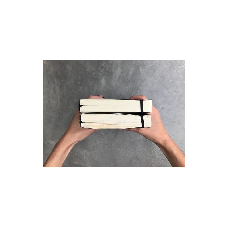 Rouge Cuaderno Grueso Escribir Sketchbook Bullet Journal 360 Páginas Cosido