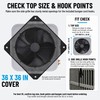 Air Conditioner Cover for Outside Unit, Open Mesh Top, 36