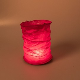 kadoh Paper Lantern (Pack of 1) • Light Bag in Red • Party Decoration for Wedding, Christmas, Fancy Dress • Size L