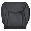 NLQR Front Driver Side Bottom Replacement Seat Cover Black Perforated