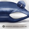 Adubor Silk Pillowcase for Hair and Skin with Hidden Zipper,