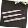 VILLFUL Beads Painting Tweezers Set Pcs Stainless Steel Tweezers Clips