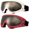 OUTDOORSPARTA 2-Pack Ski Goggles (9. White Frame, Silver Lens; Pink