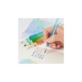 Enyolidimk Handmade Glass Dip Pen,Glass Signature Pen,Crystal Vintage Dip Pen,for Writing, Drawing, Signatures, Calligraphy Pens Drawing Media,Painting, Drawing and Art Supplies (White)