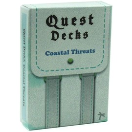 Dice Dungeons Quest Decks: Coastal Threats | Fantasy Sea-faring Roleplaying Open-Ended Quest Prompt Cards