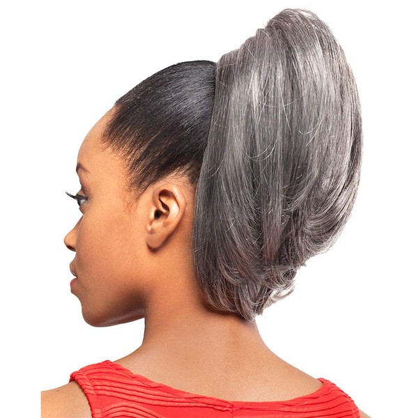 DS002 (Foxy Silver) - Synthetic Ponytail in 34