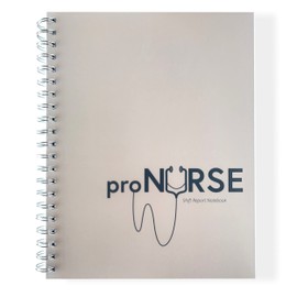 Portage ProNurse Report Spiral Notebook – 200 Patient Templates, 8.5"x11",Essential For Nurses, Makes Shift Reporting A Breeeze, 100 Sheets